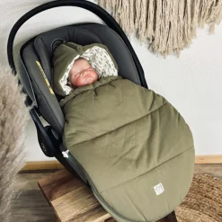 Kaiser Chancelière bébé jersey Hooded olive green