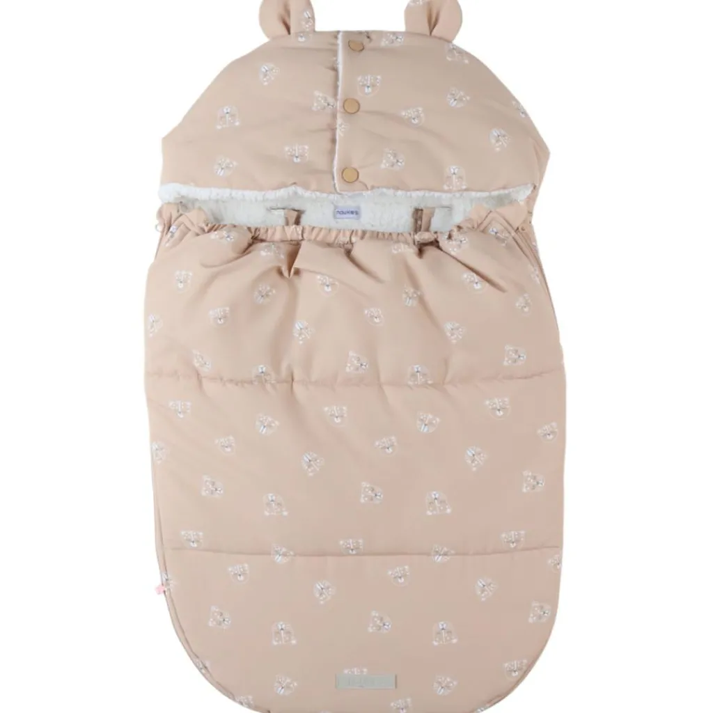 Noukie's Chancelière bébé Tender beige Mix et Match (jusqu'à 4-5 mois)