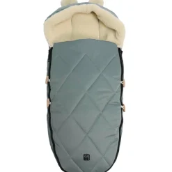 Kaiser Chancelière capuche souris en laine vert (6-36 mois)