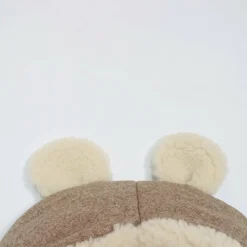 Hot Chancelière capuche souris en laine marron (0-12 mois) Chancelière Cosy