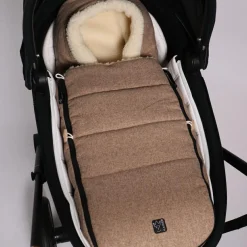 Hot Chancelière capuche souris en laine marron (0-12 mois) Chancelière Cosy