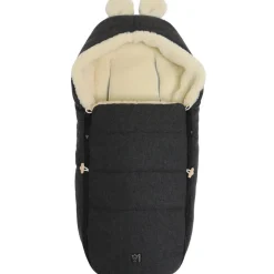 Discount Chancelière capuche souris en laine gris foncé (0-12 mois) Chancelière Cosy