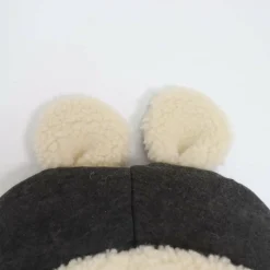 Discount Chancelière capuche souris en laine gris foncé (0-12 mois) Chancelière Cosy