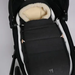 Discount Chancelière capuche souris en laine gris foncé (0-12 mois) Chancelière Cosy