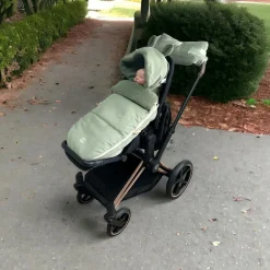 Chancelière d'hiver Hau Kea mineral green Chancelière Poussette