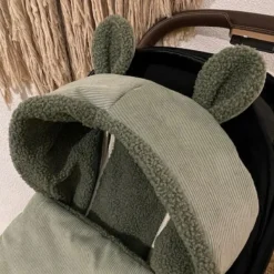 Chancelière d'hiver Hau Kea mineral green Chancelière Poussette