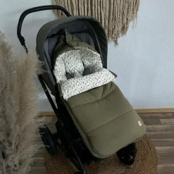 Sale Chancelière d'été Sophia jersey olive green Chancelière Poussette