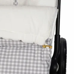 Walking Mum Chancelière hiver I Love Vichy Gris