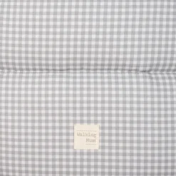 Walking Mum Chancelière hiver I Love Vichy Gris