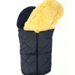 Discount Chancelière Little Sheepy noir - peau d'agneau amovible (0-24 mois) Chancelière Cosy