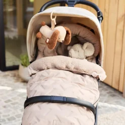 Jollein Chancelière pour poussette Embossed Milky Coffee (6-36 mois)