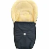Hot Chancelière pour siège-auto bébé en peau d'agneau EMMY anthracite Chancelière Cosy