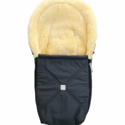 Hot Chancelière pour siège-auto bébé en peau d'agneau EMMY anthracite Chancelière Cosy