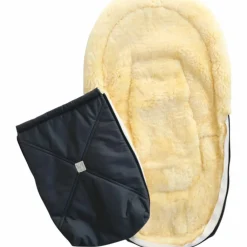 Hot Chancelière pour siège-auto bébé en peau d'agneau EMMY anthracite Chancelière Cosy