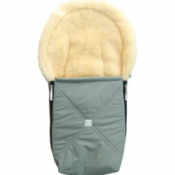 Online Chancelière pour siège-auto bébé en peau d'agneau EMMY vert sauge Chancelière Cosy