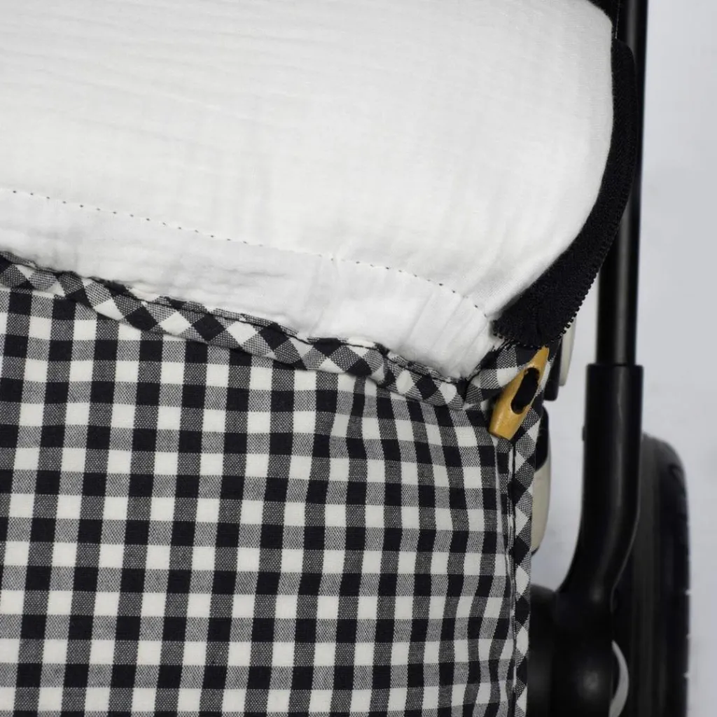 Walking Mum Chancelière Été I Love Vichy Noir