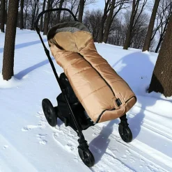 Discount Chancelière thermique pour poussette SANDY sand et camel Chancelière Poussette