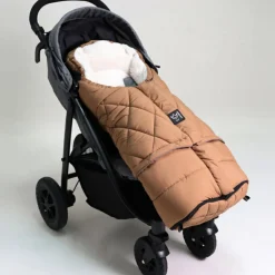 Sale Chancelière évolutive Moony 2 en 1 en polaire Sherpa camel (0-24 mois) Chancelière Cosy