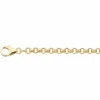 Online Chaîne maille jaseron 45 cm (or jaune 375°) Enfant Chaîne & Collier Bébé / Enfant