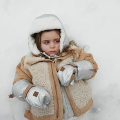 New Chapka aviateur Silver Sheen (6-12 mois) Enfant Bonnet Enfant