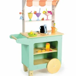 Tender Leaf Chariot bar à jus et cocktails en bois