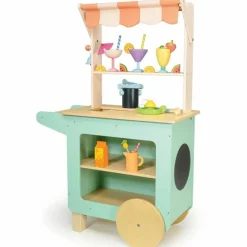 Tender Leaf Chariot bar à jus et cocktails en bois