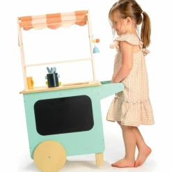 Tender Leaf Chariot bar à jus et cocktails en bois