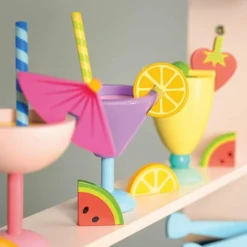 Tender Leaf Chariot bar à jus et cocktails en bois