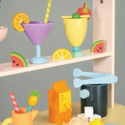 Tender Leaf Chariot bar à jus et cocktails en bois