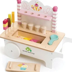 Tender Leaf Chariot crème glacée en bois