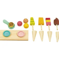 Tender Leaf Chariot crème glacée en bois