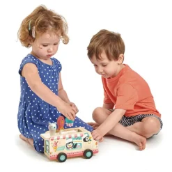 New Chariot de crème glacée pingouins Marchand