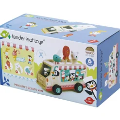 New Chariot de crème glacée pingouins Marchand