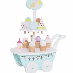 Jabadabado Chariot de crèmes glacées en bois