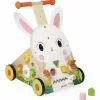 Janod Chariot de marche multi-activités Lapin Ferme
