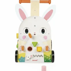 Janod Chariot de marche multi-activités Lapin Ferme