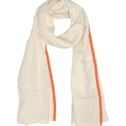 Lässig Écharpe d'allaitement en mousseline nature