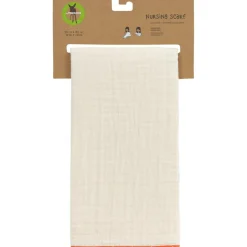 Lässig Écharpe d'allaitement en mousseline nature