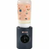 Béaba Chauffe-biberon Nomad Milk Night Blue + 3 adaptateurs