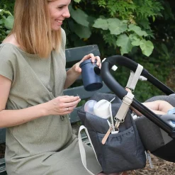 Béaba Chauffe-biberon Nomad Milk Night Blue + 3 adaptateurs