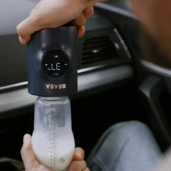 Béaba Chauffe-biberon Nomad Milk Night Blue + 3 adaptateurs