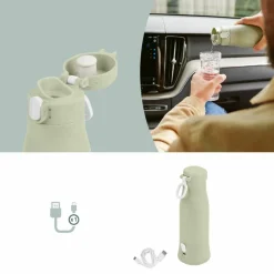 Babymoov Chauffe-biberon nomade Moov & Feed Vert Sauge