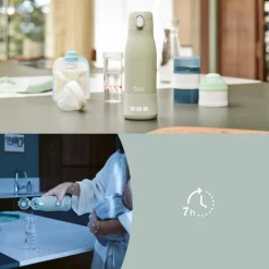 Babymoov Chauffe-biberon nomade Moov & Feed Vert Sauge