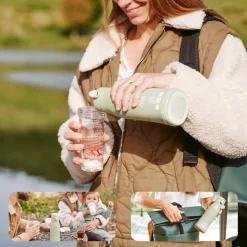 Babymoov Chauffe-biberon nomade Moov & Feed Vert Sauge