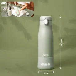 Babymoov Chauffe-biberon nomade Moov & Feed Vert Sauge