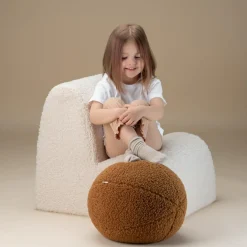 Online Chauffeuse Cloud Cream White molletonnée Fauteuil / Pouf