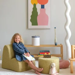 Best Chauffeuse Cloud Matcha molletonnée Fauteuil / Pouf