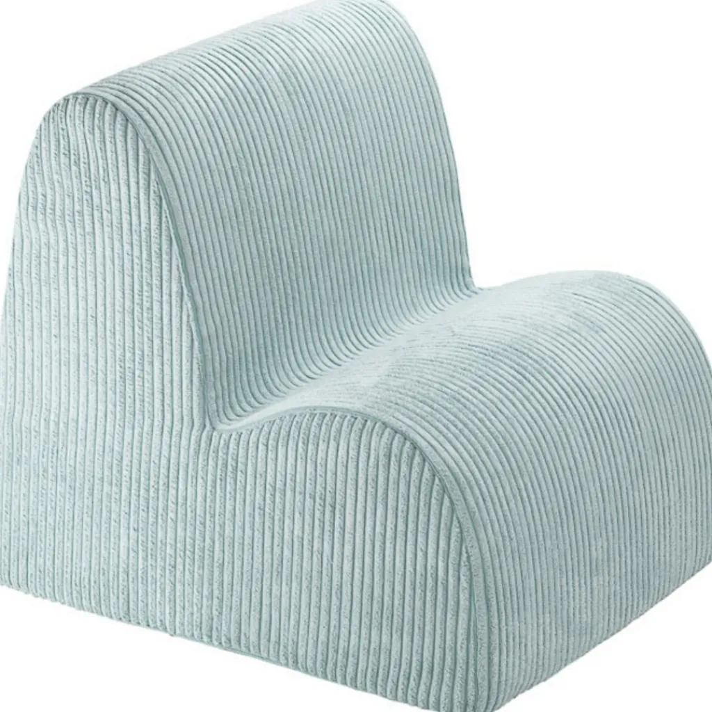 Outlet Chauffeuse Cloud Peppermint Green velours côtelé Fauteuil / Pouf