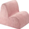 Wigiwama Chauffeuse Cloud Pink Mouse velours côtelé