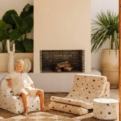 Outlet Chauffeuse Cloud Terrazzo Marble Fauteuil / Pouf